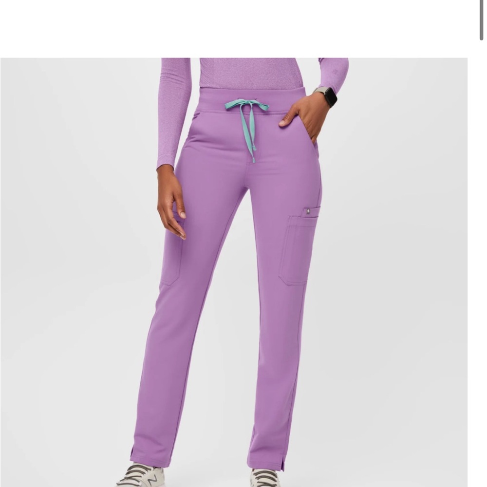 Yola High Waisted - Petite Skinny Scrub Pants
